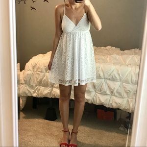 EXPRESS white summer dress